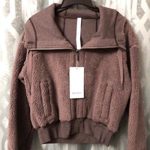 Brand New Plum Lululemon Sherpa Jacket